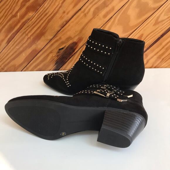 I.N.C Studded Ankle Boot Black - Picture 7 of 8